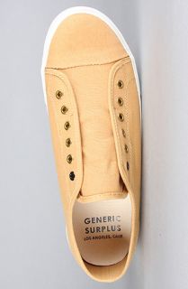 Generic Surplus The Wellington Sneaker in Spruce Yellow  Karmaloop
