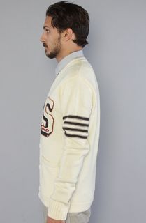 Schott NYC The SW118 Cardigan in Off White