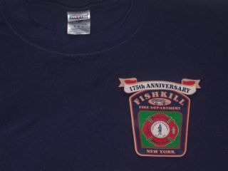 Fishkill New York NY Fire Dept 175th Anniversary T Shirt XL