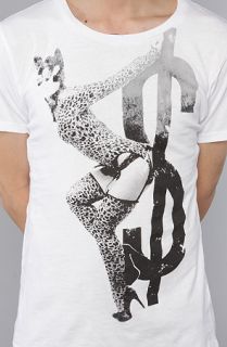 Joyrich The Cat Money Tee in White Concrete