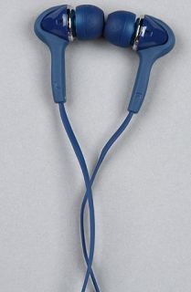 Skullcandy The Smokin Buds Earbuds with Mic in Navy Chrome  Karmaloop