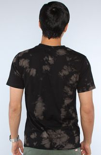 LRG The Blotto YNeck Tee in Black Concrete