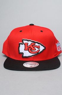 Mitchell & Ness The NFL Wool Snapback hat in Red Black