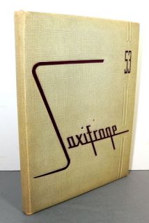 Saxifrage 1953 • Fitchburg State Teachers College • Yearbook