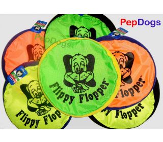Flippy Flopper Flying Floppy Disc Dog Puppy Frisbee Toy