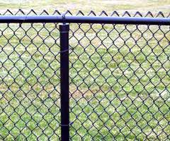 NEW Black Chainlink Fence Post and all Accessories for 300 including 5