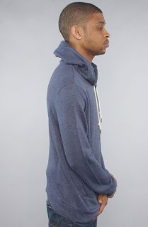 Obey The Creature Comforts Zip Up Hoody in Heather China Blue