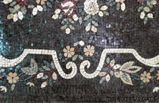 Beautiful Mosaic Rug Floor Inlay Art Tile Decor