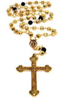 Rosaries 8mm Gold Stud Beads Rosary