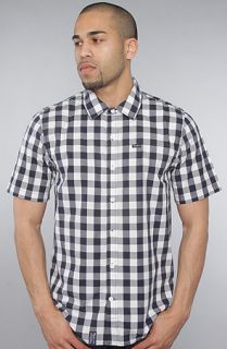 LRG The So Solid Buttondown Shirt in Navy