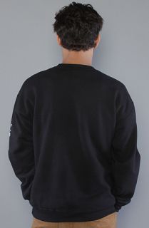 Caviar Cartel The Crest Crewneck Sweatshirt in Black