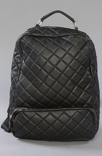 Nila Anthony The Coco Quilted Backpack in Black