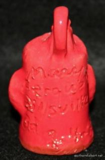 Mary Ferguson Folk Pottery Mini Red Face Jug Gillsville