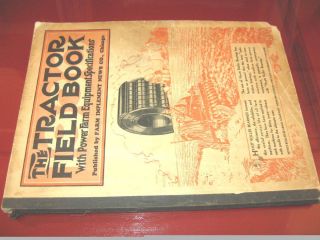 ca 1930 Tractor Field Book Rare 2nd ed Hart Parr Cletrac Deering Huber