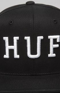 HUF The National Starter Snapback Cap in Black
