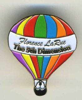 Florence LaRue Balloon The 5th Dimension Hat Lapel Pin