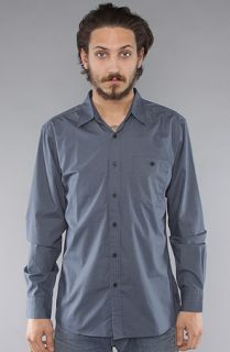 Brixton The Fault Buttondown Shirt in Dark Teal