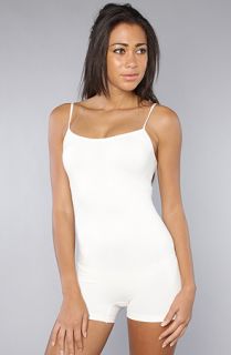 Free People The Seamless Romper in Ivory