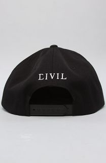 Civil The Beyond Snapback in Black Concrete