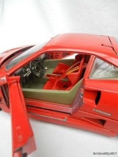Ferrari F40 1987 Red Durago Die Cast Sports Car 1 18 Scale Durago