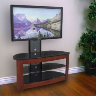 in 1 42  Flat Panel TV Stand with Mount Up TVs LCD Screen Glass to
