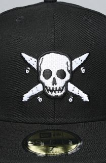 Fourstar Clothing The Street Pirate New Era Hat in Black and White