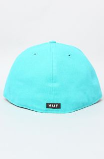 HUF The Vintage H New Era Cap in Teal Red