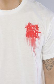 Altamont The Washed Out Tee in White Concrete