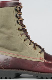 The Timberland Heritage 8 Rugged Hand Sewn Boot in Brown & Green
