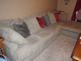 Sectional Couch with Chaise Down Filling