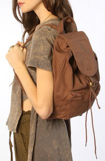 Baggu The Canvas Backpack in Taupe Concrete