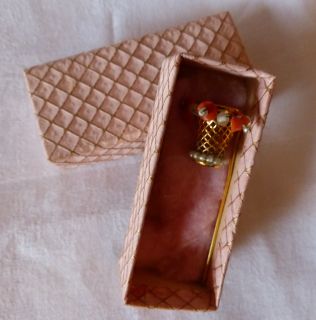 Lapel Button Hole Flower Posey Holder Boutonniere Antique Vintage
