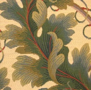3y Brunschwig & Fils Tapestry Oversized Leaf Blooms $140/yd Home Decor
