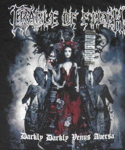Cradle of Filth Darkly Venus Aversa Black Shirt XXL Goth Metal Rock