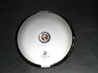 Floxite 10x 1x Swarovski Jeweled Compact Purse Mirror Silver New in