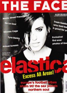 Face Magazine 1996 June Elastica Tyra Banks