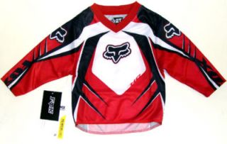 Fox Motocross HC Pee Wee Jersey Red Size 2T New w Tags