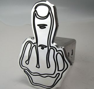 Two Hitch Cover Middle Finger Flip Off Trailer Plug 2