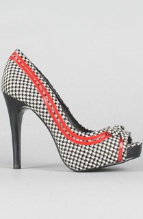 Naughty Monkey The Cover Look III Shoe in Houndstooth