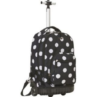 Accessories Rockland Luggage Sedan 19 Rolling Backpack Black Dot