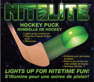 glow in the dark hockey puck 2 pack
