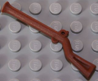 Lego x1 Brown Flintlock Musket Rifle Weapon Soldier Pirate Minifigure