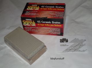 45 Pack Fiesta Grill Gear Hot Block Replacement Ceramic Briquettes