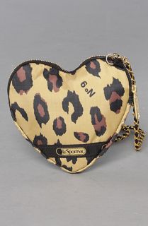 Joyrich The Joyrich Collab Heart Pouch in Gold Leopard