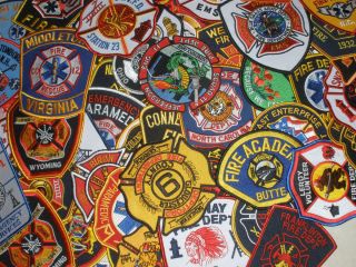 Sale Collection OF40 Miscellaneous Fire Dept Patches