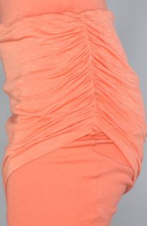 Pencey Standard The Twist Mini Skirt in Salmon