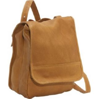 Handbags LeDonneLeather Convertible Back Pack Shoulder Tan 