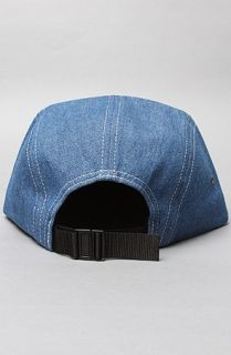 HUF The Washed Denim Volley Hat in Indigo