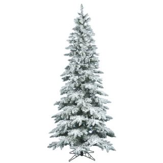 Vickerman Flocked Utica Fir 78 Artificial Christmas Tree A895065