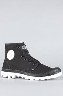 Palladium The Blanc Hi Sneaker in Black White